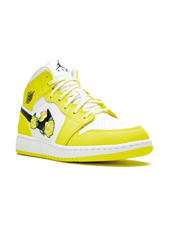 Jordan 1 Mid Dynamic Yellow Floral (GS) AV5174-700