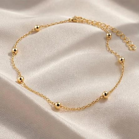 Gold Top Detaylı Bileklik – Zarif ve Minimal Tasarım