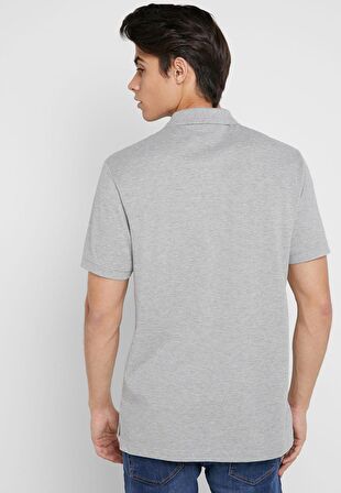 Nike Standart Fit Pamuklu Polo Tişört GRİ