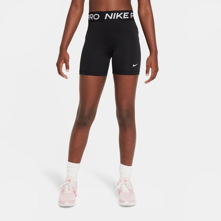 Pro Dri-FIT 3" Kız Çocuk Siyah Tayt Şort