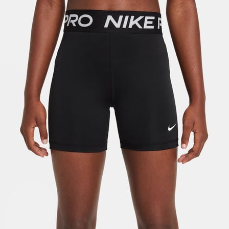 Pro Dri-FIT 3" Kız Çocuk Siyah Tayt Şort