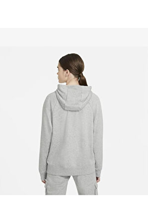 Wmns Nsw Swsh Hoodie Ft Cz8896-063 Oversized Fit
