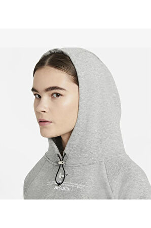 Wmns Nsw Swsh Hoodie Ft Cz8896-063 Oversized Fit