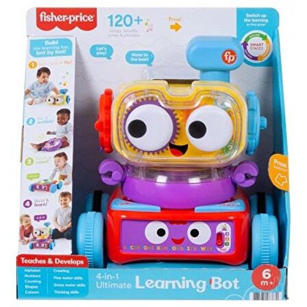 Fisher Price 4 Ü 1 Arada Eğlenceli Robot (tr-en)