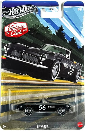 Hot Wheels Silver Series Vintage Club 68 5'li Set BMW 507 Alfa Romeo GTV Porsche 356