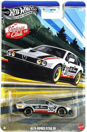 Hot Wheels Silver Series Vintage Club 68 5'li Set BMW 507 Alfa Romeo GTV Porsche 356