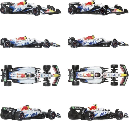 Hot Wheels Premium Formula 1 2025 4'lü Takım Seti 8 Araç McLaren Mercedes Racing Bulls Haas