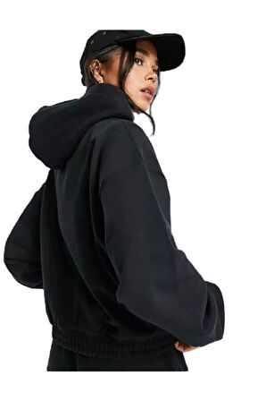Jordan Essential Fleece Hoodie Kadın Sweatshirt-dd6998-010(bir Beden Küçük Almanızı Öneririz)