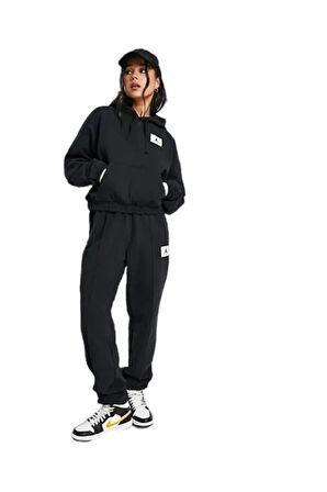 Jordan Essential Fleece Hoodie Kadın Sweatshirt-dd6998-010(bir Beden Küçük Almanızı Öneririz)