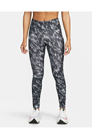 Dri-fit Epic Fast Mid-rise Printed Running Kadın Tayt-dm7318-010