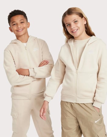 kids Nike Club Fleece Full-Zip Hoodie Grade-School