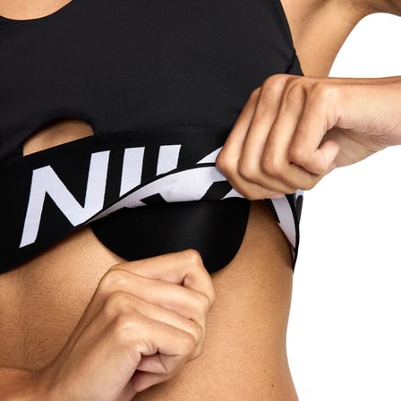 Nike Pro Indy Plunge Bra Bold Kadın Siyah Antrenman Sporcu Sütyeni 