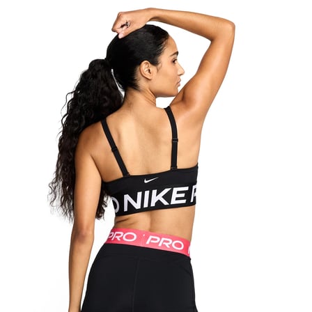 Nike Pro Indy Plunge Bra Bold Kadın Siyah Antrenman Sporcu Sütyeni 