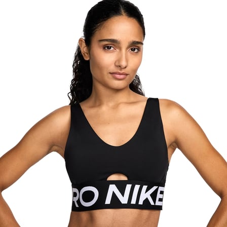 Nike Pro Indy Plunge Bra Bold Kadın Siyah Antrenman Sporcu Sütyeni 