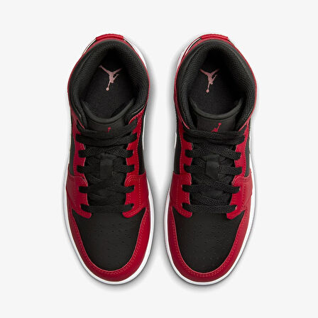 Air Jordan 1 Mid 'Gym Red Black White' (GS) DQ8423-061