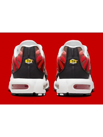 Nike Air Max Plus White Black University Red Unisex Spor Ayakkabı - (HM9611-100)