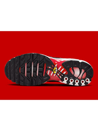 Nike Air Max Plus White Black University Red Unisex Spor Ayakkabı - (HM9611-100)