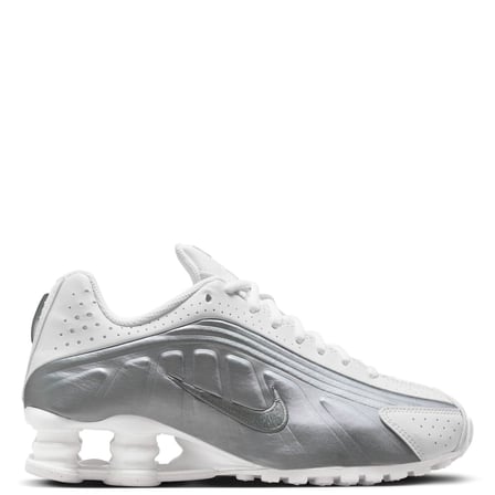 Nike Shox R4 Beyaz-Gümüş Günlük Sneaker CW2626-101  PASHA GİYİM