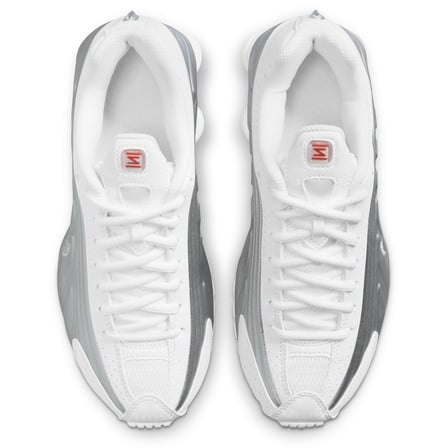 Nike Shox R4 Beyaz-Gümüş Günlük Sneaker CW2626-101  PASHA GİYİM