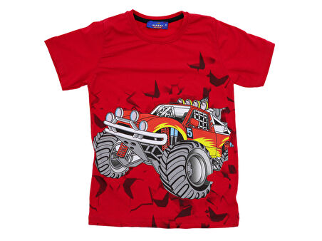 Erkek Çocuk T-Shirt Arabalı