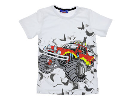 Erkek Çocuk T-Shirt Arabalı