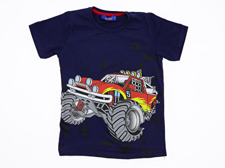 Erkek Çocuk T-Shirt Arabalı