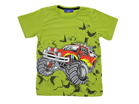Erkek Çocuk T-Shirt Arabalı