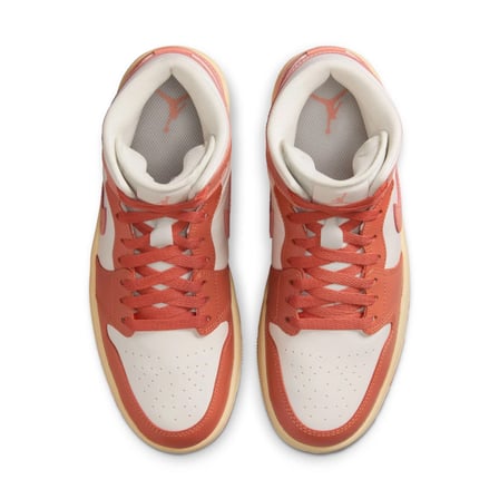 Air Jordan 1 Mid 'Madder Root' Kadın Basketbol Ayakkabısı   BQ6472-180