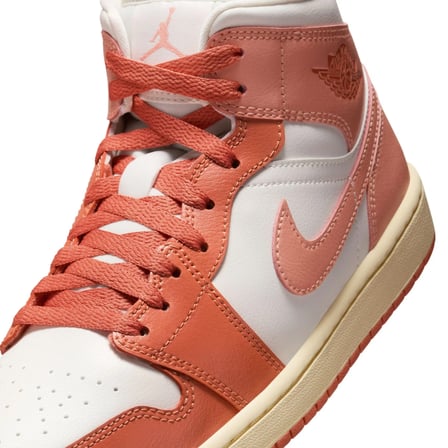 Air Jordan 1 Mid 'Madder Root' Kadın Basketbol Ayakkabısı   BQ6472-180