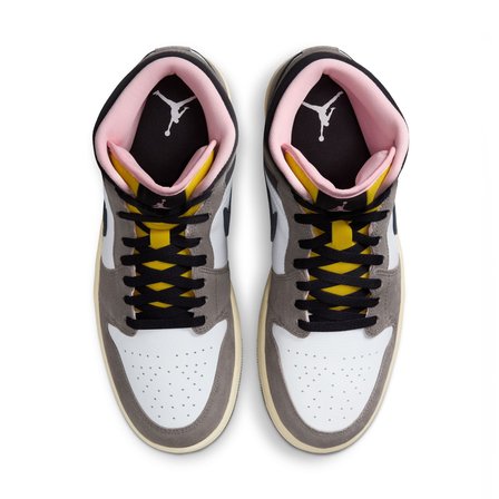 Air Jordan 1 Mid 'Cave Stone' SE Erkek Basketbol Ayakkabısı  HQ2011-100 PASHA GİYİM