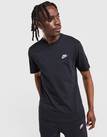 Sportswear Club Erkek Siyah Tişört