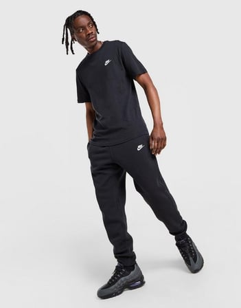 Sportswear Club Erkek Siyah Tişört