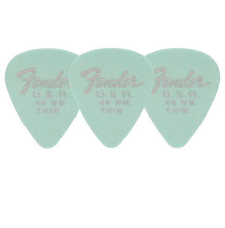 Fender Gitar Penası 3 Adet Dura-Tone 351 Shape 0.46 Daphne Blue