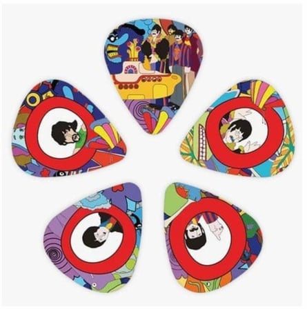 1CWH4-10B7 PENA BEATLES Gitar Penası YELLOW SUBMARINE 50TH ANNIVERSARY (MEDIUM) 0,70mm