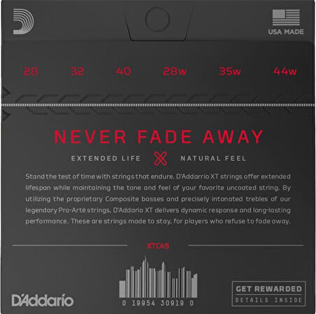 Daddario XTC45 Normal Tension Set Klasik Gitar Teli