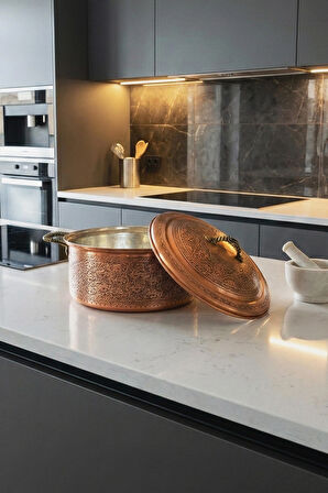 Handygoo Sultan’s Feast Özel El Oyması Bakır Tencere