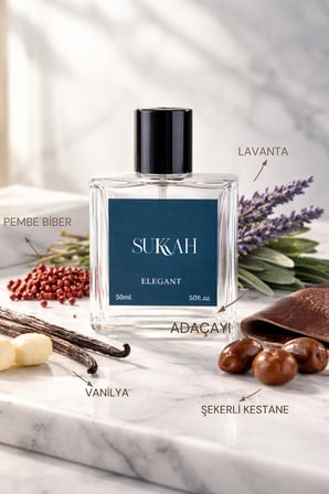 You Erkek Parfüm EDP 50 ml Pembe Biber Lavanta Adaçayı Vanilya Deri ve Şekerli Kestane Erkek Parfümü