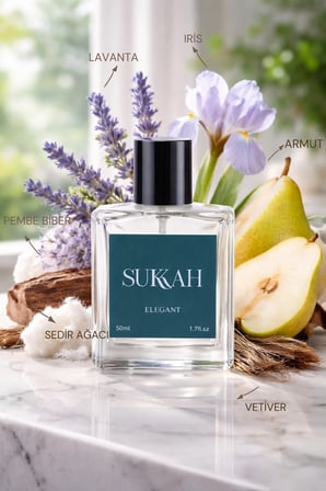 EDP 50 ml Iris Erkek Parfümü | Armut, Lavanta, Misk, İris ve Sedir Ağacı, Vetiver