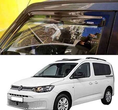 Volkswagen Caddy Cam Rüzgarlığı 2 li 2020 Sonrası Niken (Kromsuz Model)