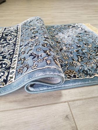 AL HARAMAIN 001_Mavi 14 mm /2200 Gr yumuşak Sık Dokuma MEDİNE-İ MUNEVVERE Seccade Model