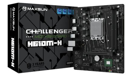 Maxsun Challenger H610M-H LGA1700 DDR4 3200Mhz M.2 HDMI mAtx Intel Anakart