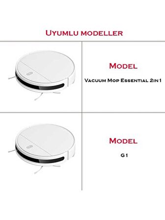 Xiaomi Mi Vacuum Mop 2in1 Essential Uyumlu 2li Yan Fırça