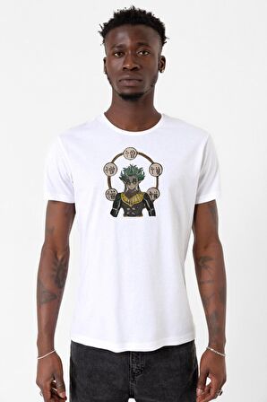 Demon Slayer Anime Hantengu Clone Beyaz Erkek Bisikletyaka Tshirt