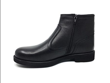 Taşpınar %100 Deri Erkek İçi Kürklü Kışlık Günlük Fermuarlı Bot