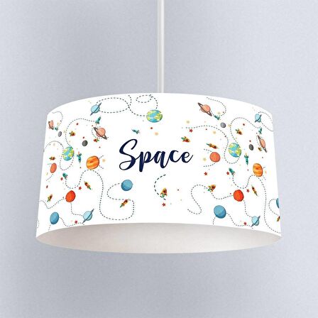 Çocuk Odası Dijital Baskılı Sarkıt Avize Model 205