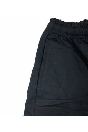Unisex Çocuk Lacivert Likralı Diz Yapmaz Kumaş Eşofman Altı
