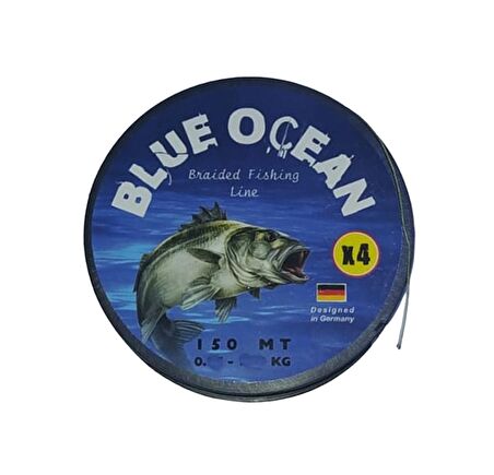 SEA HORSE BLUE OCEAN BRAID X4 KAT 150 M İPEK MİSİNA-20MM-25MM