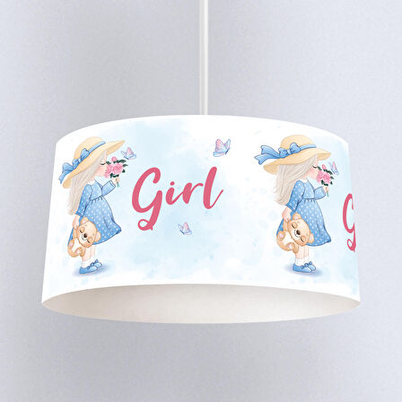 Çocuk Odası Dijital Baskılı Sarkıt Avize Model 213