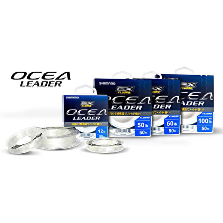Shimano Line Ocea EX Fluoro Leader 50m 0,204mm 6lb Clear Makara Lider Misina