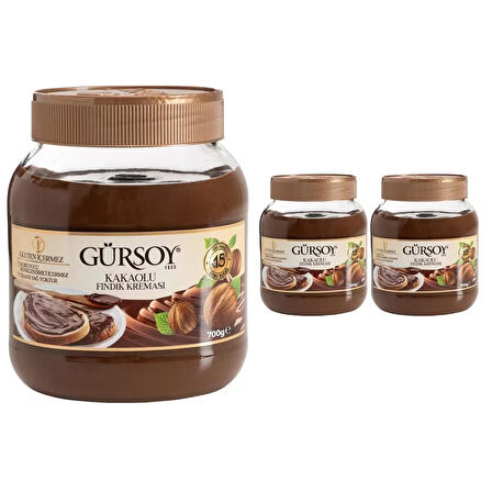 Gürsoy Kakaolu Fındık Kreması 700g x 2 Adet
